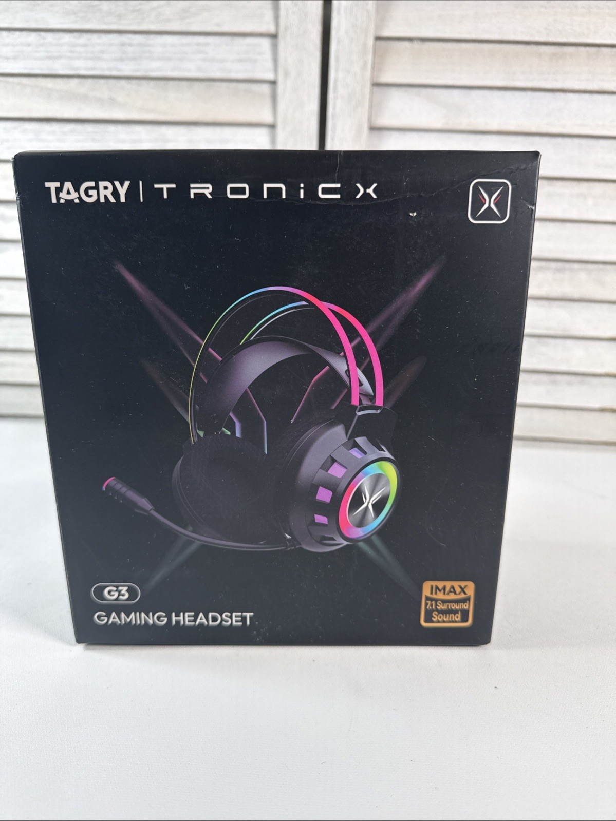 Tagry Tronicx K3 Wireless Gaming Headset 2.4 GHz Surround Sound New White