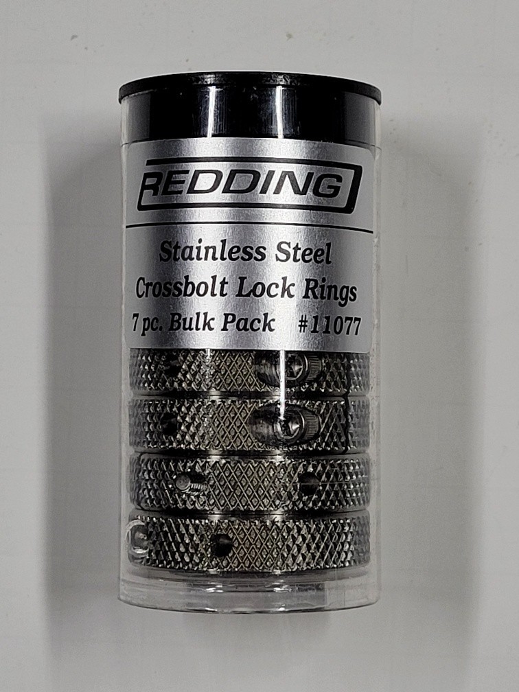 01077 REDDING STAINLESS BODY CROSS-BOLT LOCK RING 7/8”-14 - 7-PAK - BRAND NEW