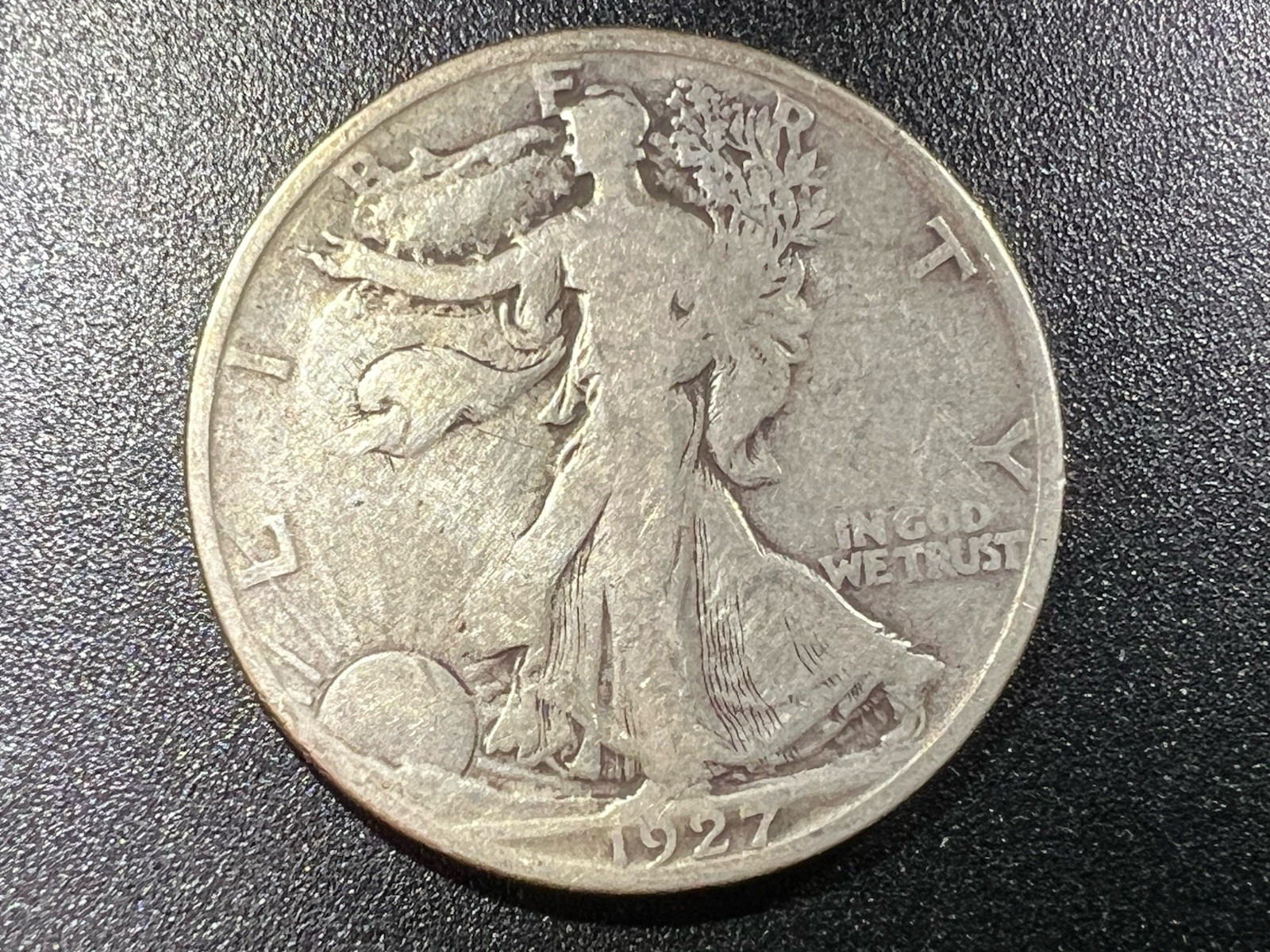 1927-S Liberty Walking Half Dollar VG.  (#1152)