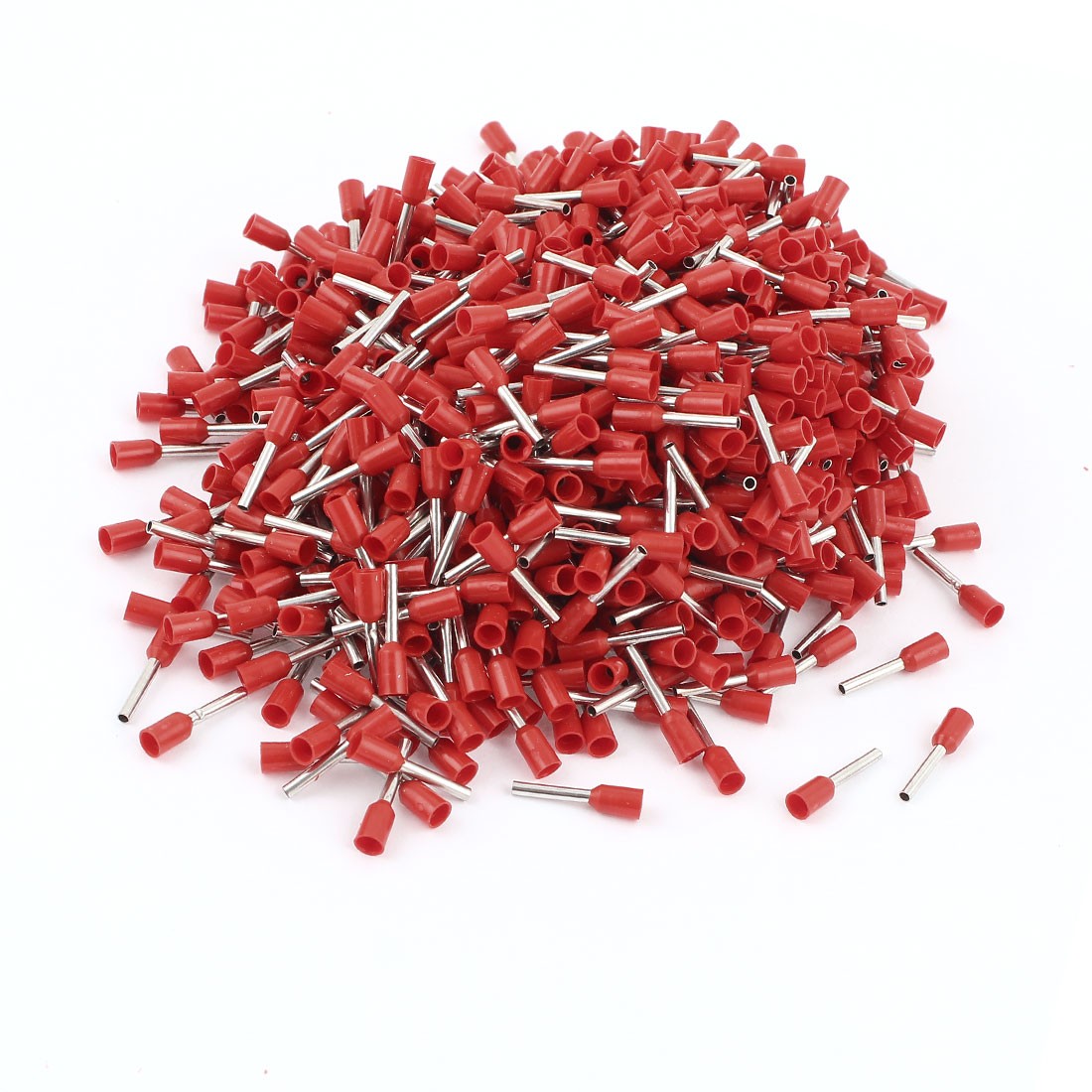 1000Pcs E1010 18 AWG Insulated Ferrule Pin Crimp Terminals Cable Ends Connectors