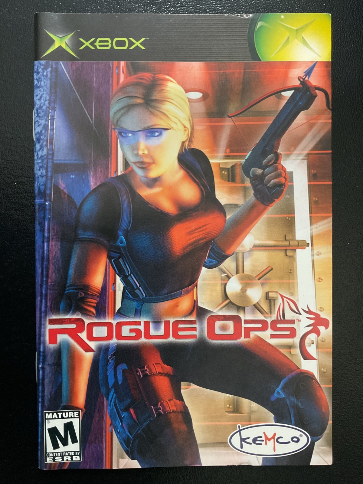 Rogue Ops Microsoft XBOX Instruction Manual Only