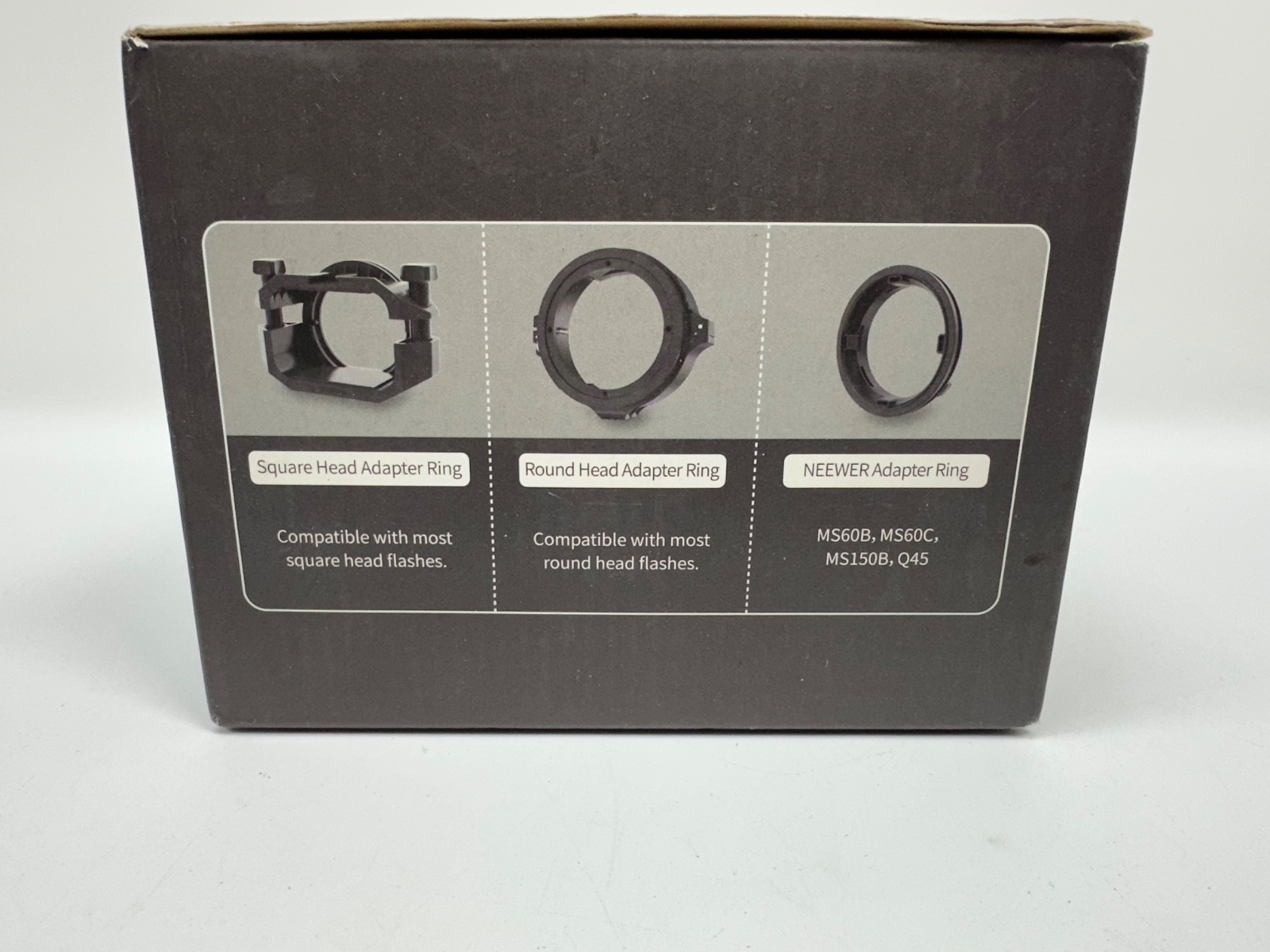 NEEWER CRS6 Collapsible Diffusion Dome Kit with 3 Adapter Rings