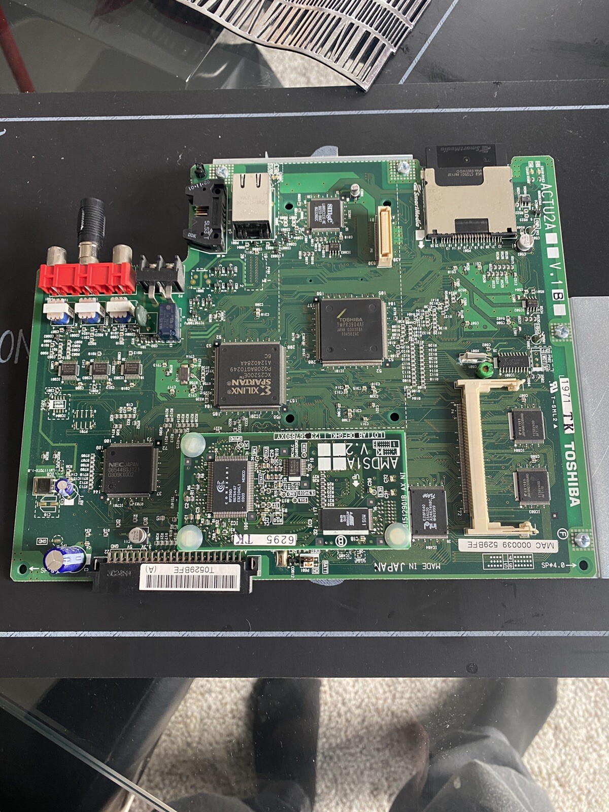 Toshiba Strata CTX CIX 100 - ACTU2A V.2 KSU Main Central Processor w/AMDS1A V.2