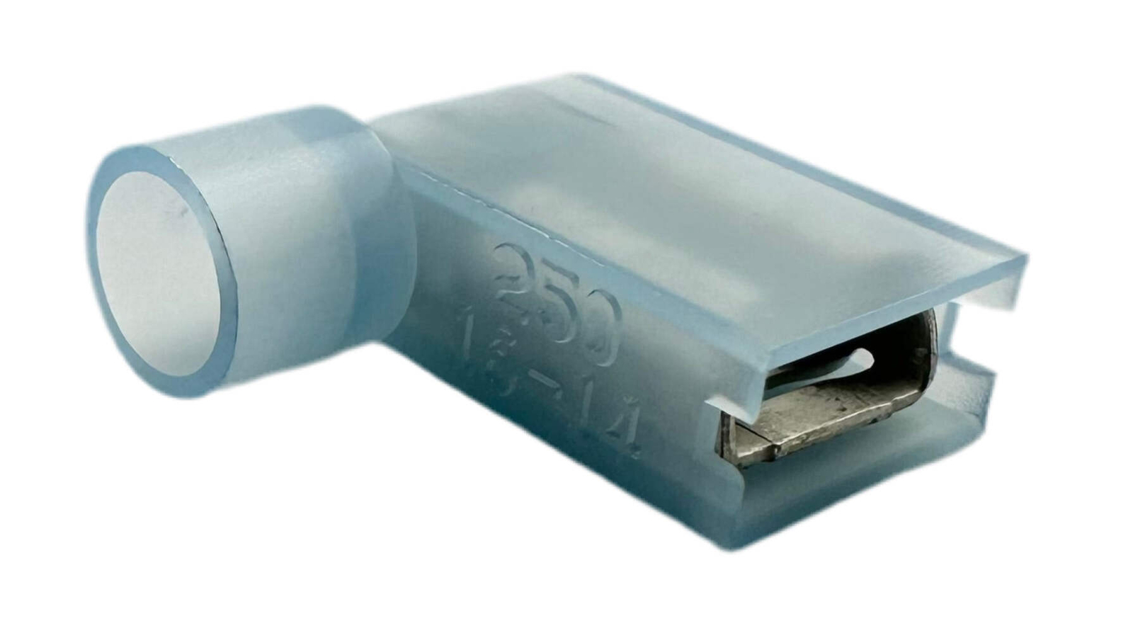 50pcs, US-made, Fully Insulated Quick-Disconnect Terminals, Female, 90 Degree Fl