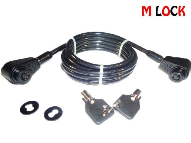 Dual Head Universal Cable Lock Laptop Notebook  Anti-theft Security HP DELL SONY