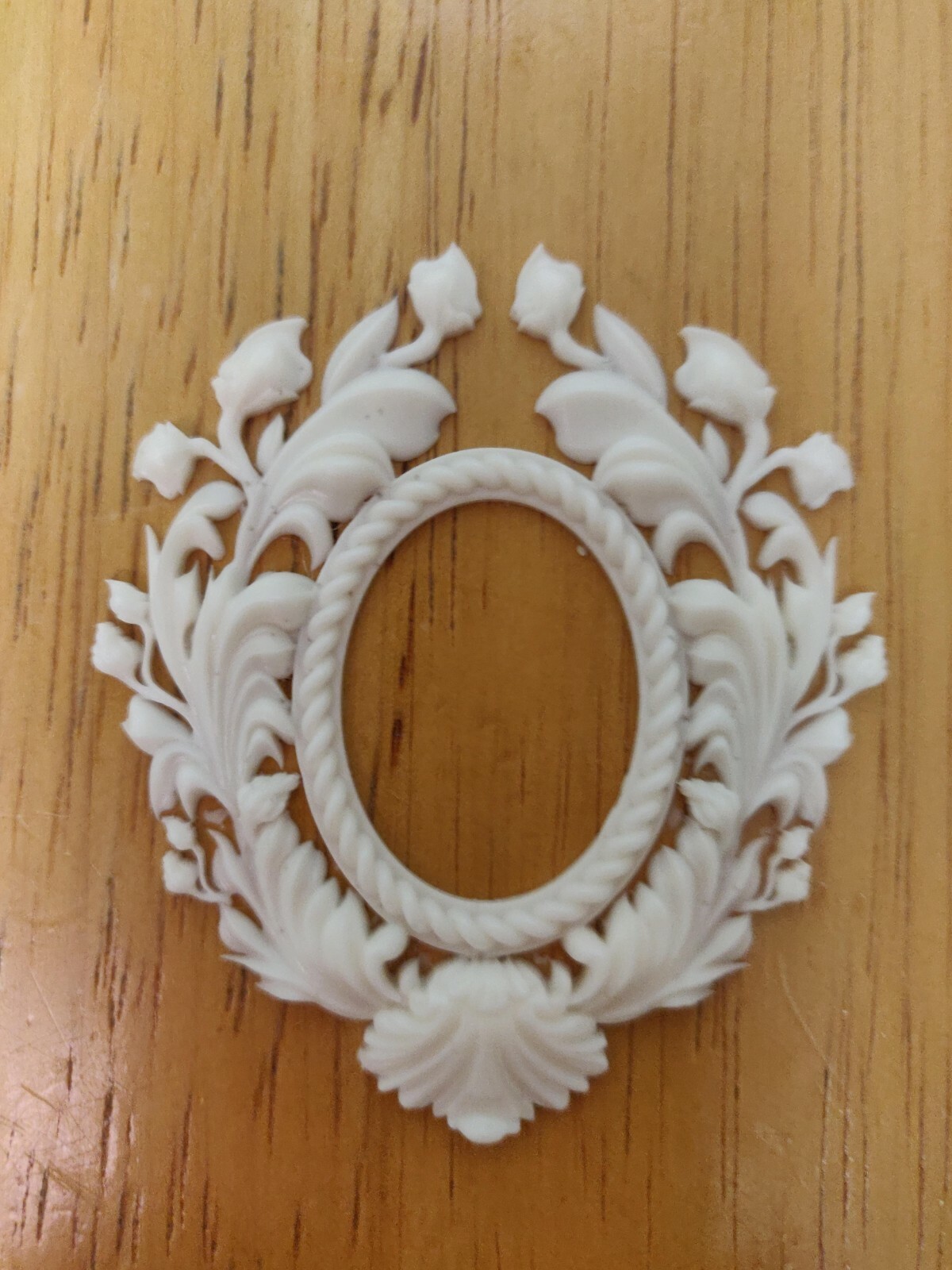 Decorative floral ornament onlay craft cabochon furniture mouldings appliqué
