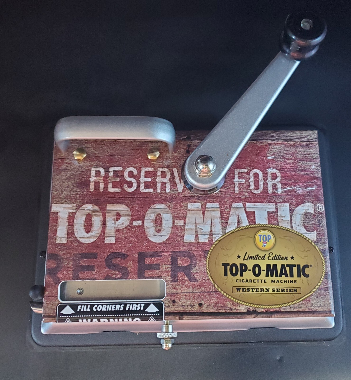 Top-O-Matic Western Limited Edit. Cigarette Machine