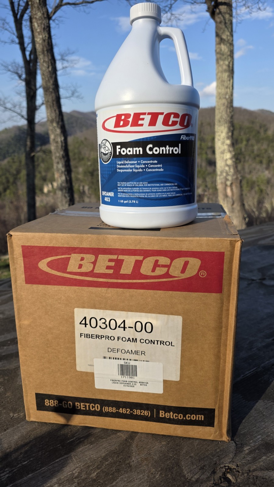 4 Gallons of Betco FiberPro Foam Control #40304-00