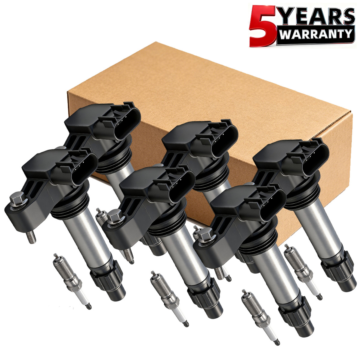 For 2010-2015 GMC Acadia 3.6L V6 Ignition Coil+Spark Plug UF569 High Performance