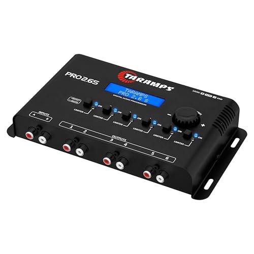 Pro 2.6S Digital Signal Processor Equalizer 3-band Graphic Equalization 6