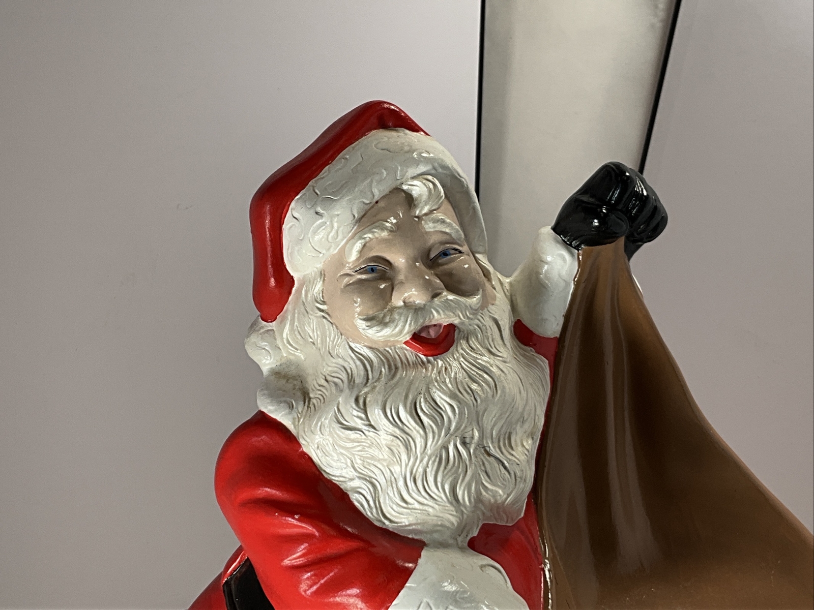 Vintage 1970 Byron Ceramic Santa Planter