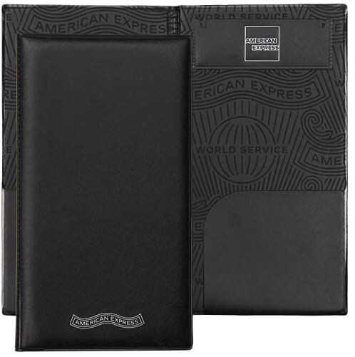 Lot of 20 American Express Folding Guest Check Presenters - Black