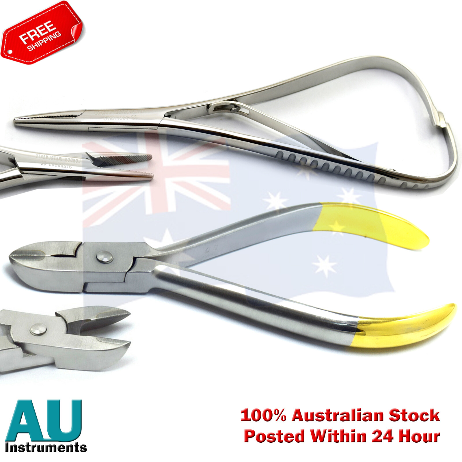 Dental Orthodontic Mathieu Needle Holder Forceps & Archwire Ligature Cutter