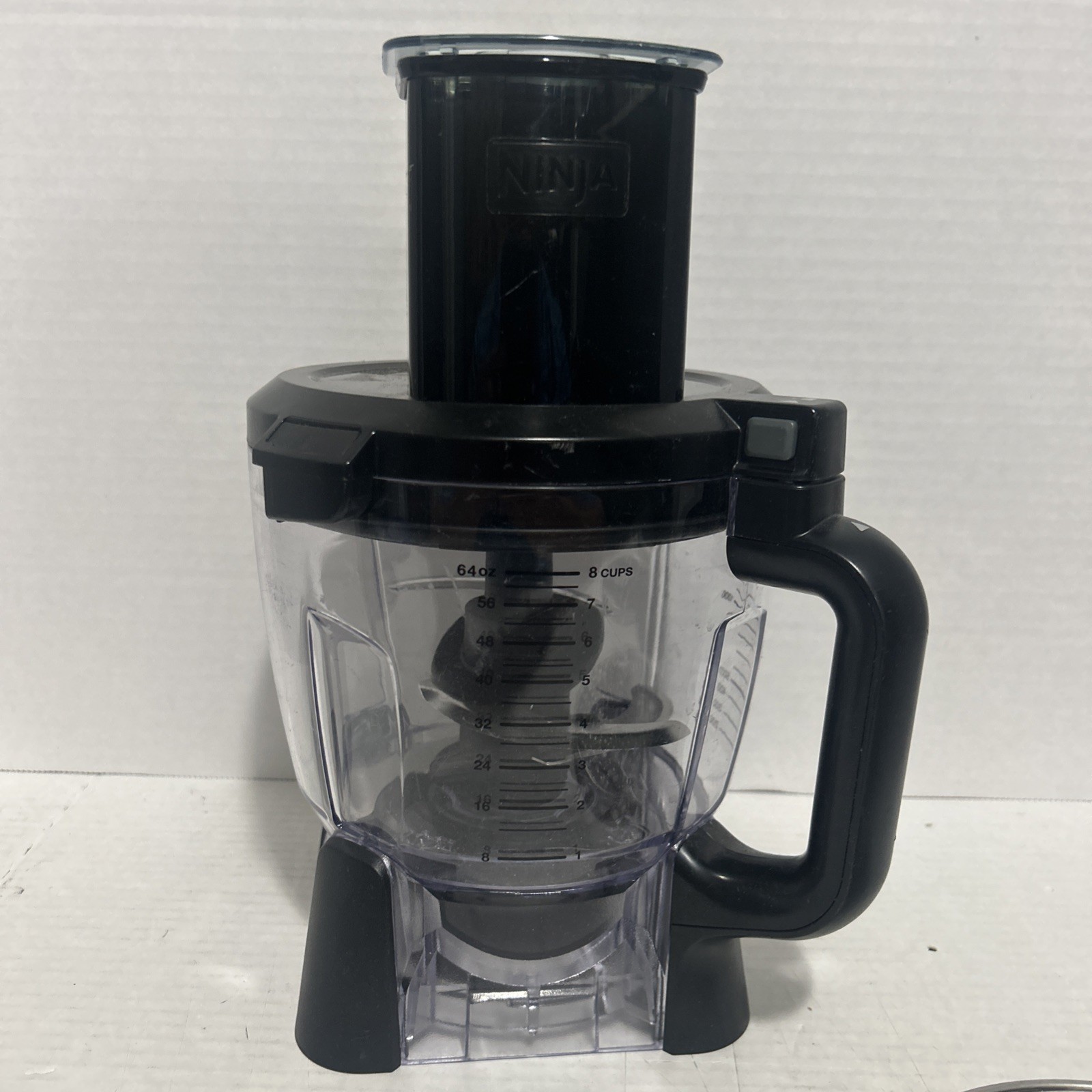 Ninja Blender 64 OZ Food Processor Bowl Feed Chute Lid Blade Complete 5 Blades.
