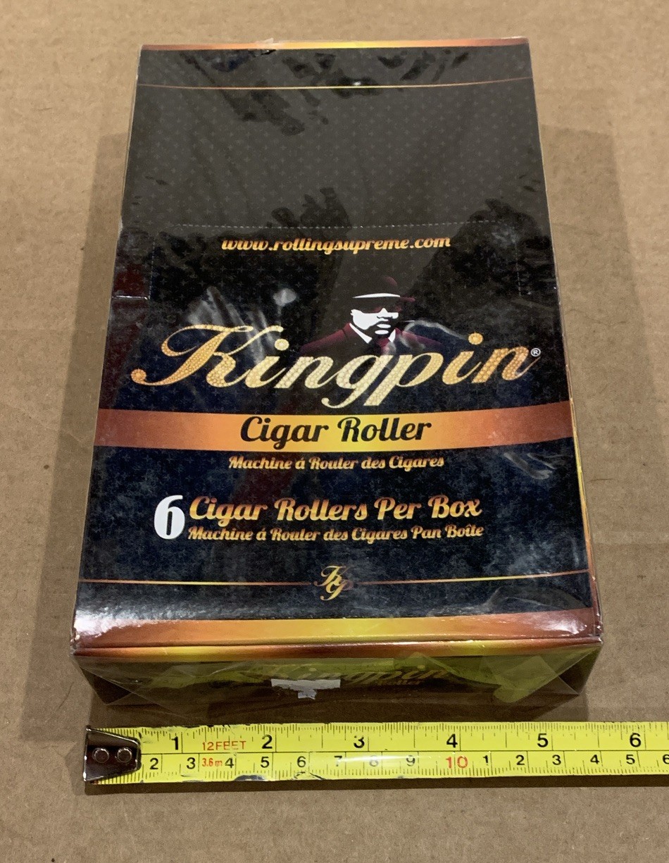 6 Pack!!! Kingpin Cigar Roller 120mm Rolling Machine for Wraps and Rolling Paper