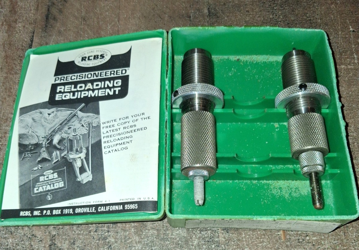 RCBS 13801 FL 2 Die Set 7x57 Mauser Cartridges w/Box Paperwork Nice Read