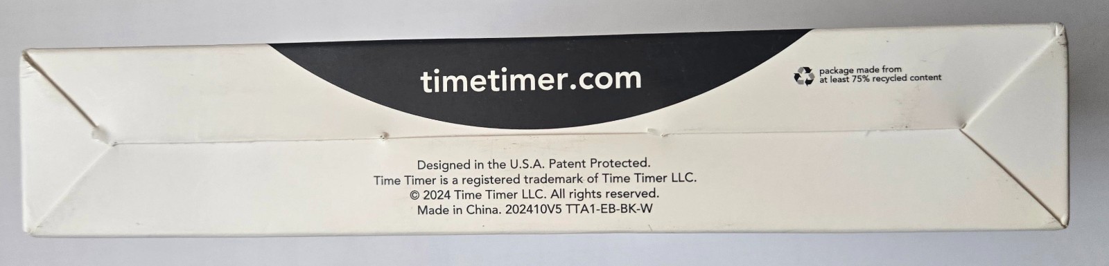 Time Timer 8"(Medium) Braille with black disk