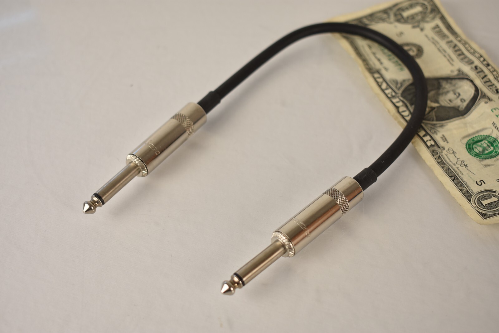 15" Neutrik Instrument Patch Cable Mono Jack 1/4" TS