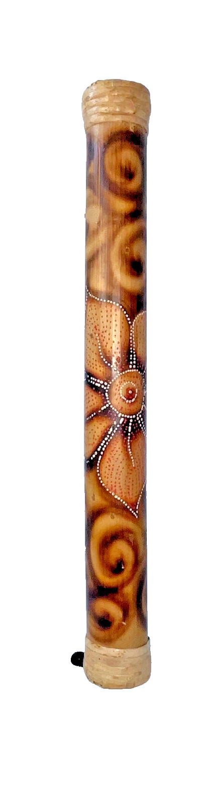 Vintage Tribal Rain Stick Hollow wood Noise maker musical Instrument 16inches
