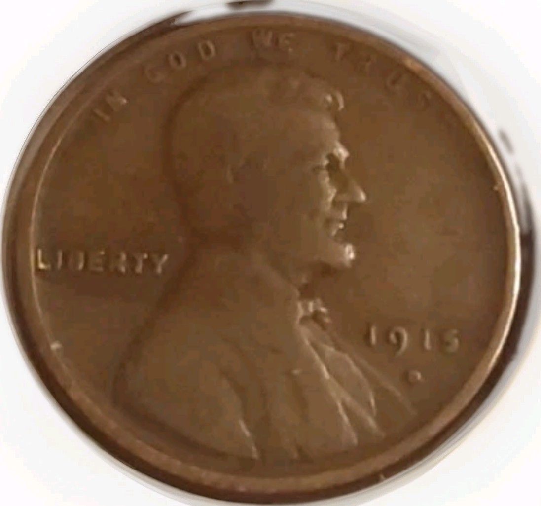 1915 Denver Mint Very Good (VG) Lincoln Wheat Penny Cent-Problem Free Post