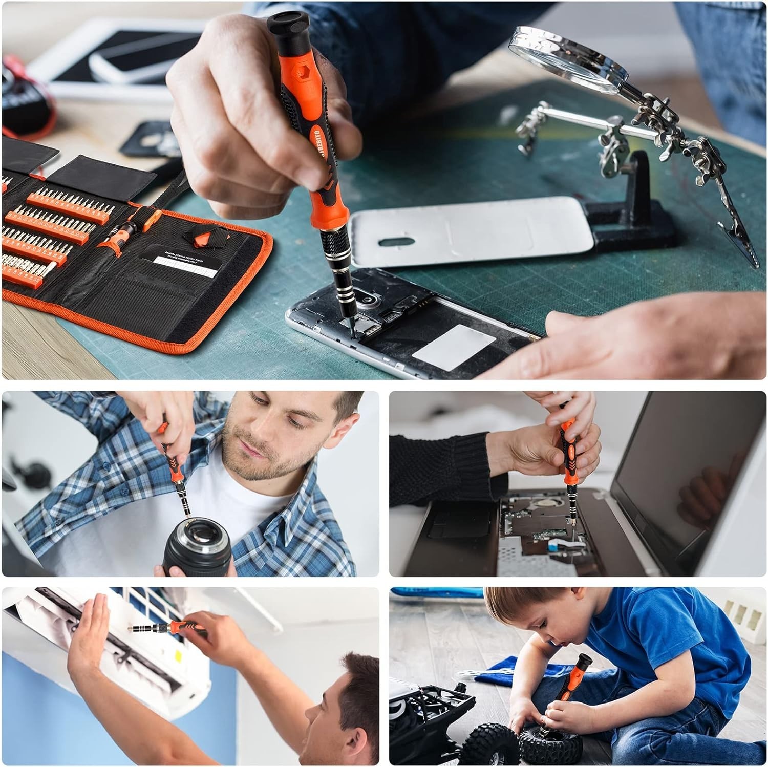 Professional Tech Toolkit for Computer & Phone