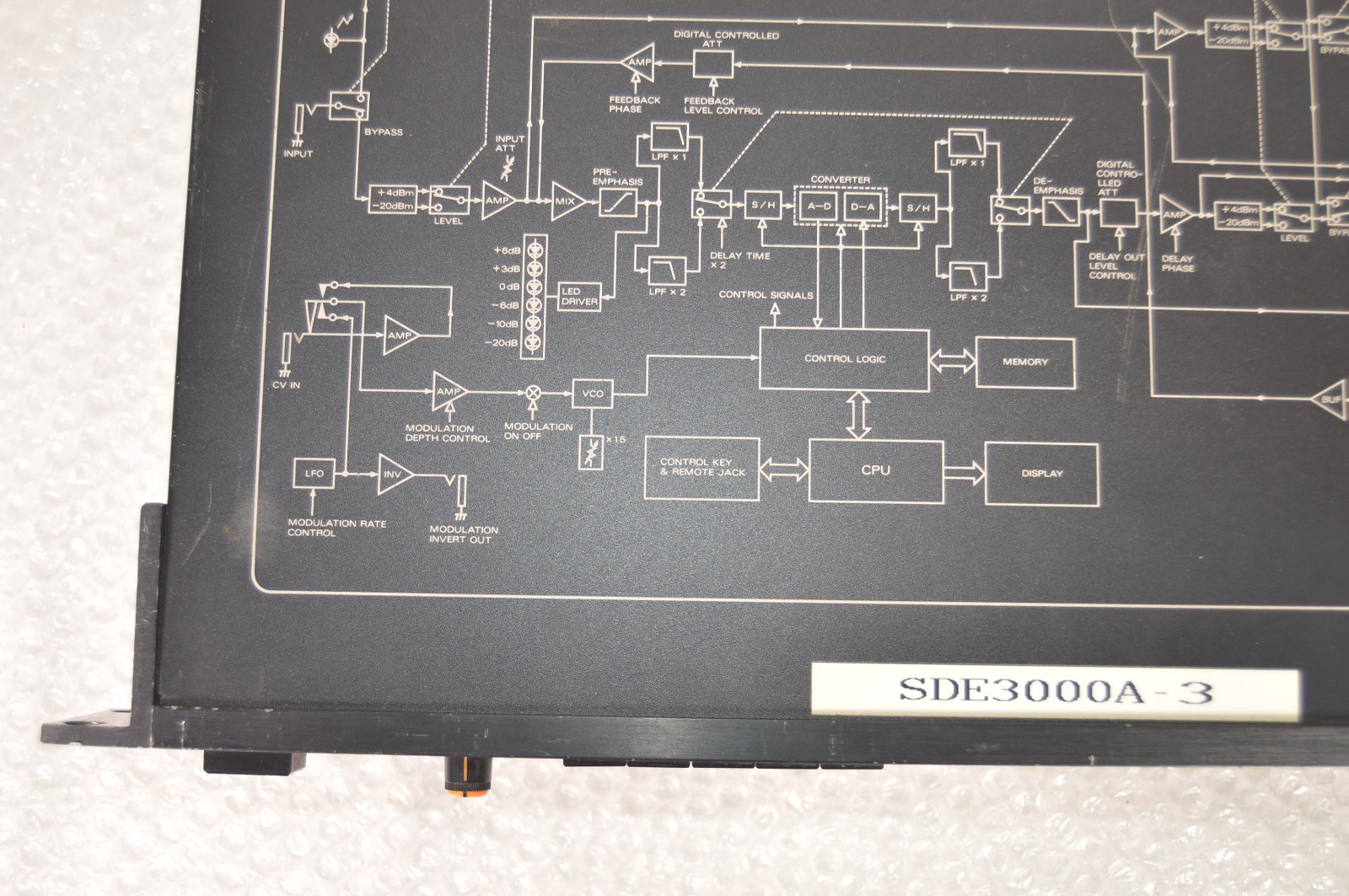 Roland SDE-3000A Digital Delay Echo Effect Processor Tested Excellent