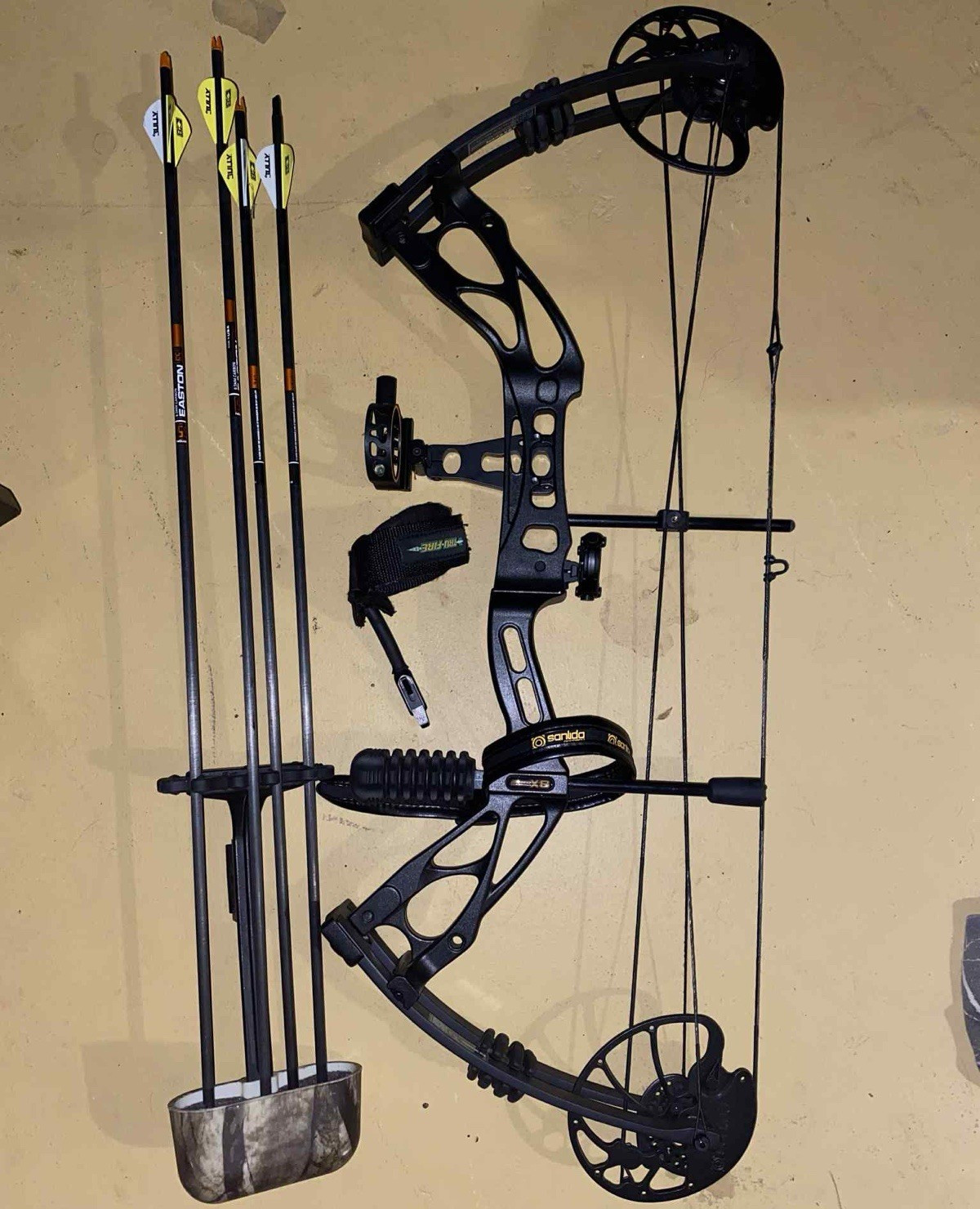 Sanlida Archery Dragon X8 RTH Compound Bow Package for Adults and Teens,18”-31”