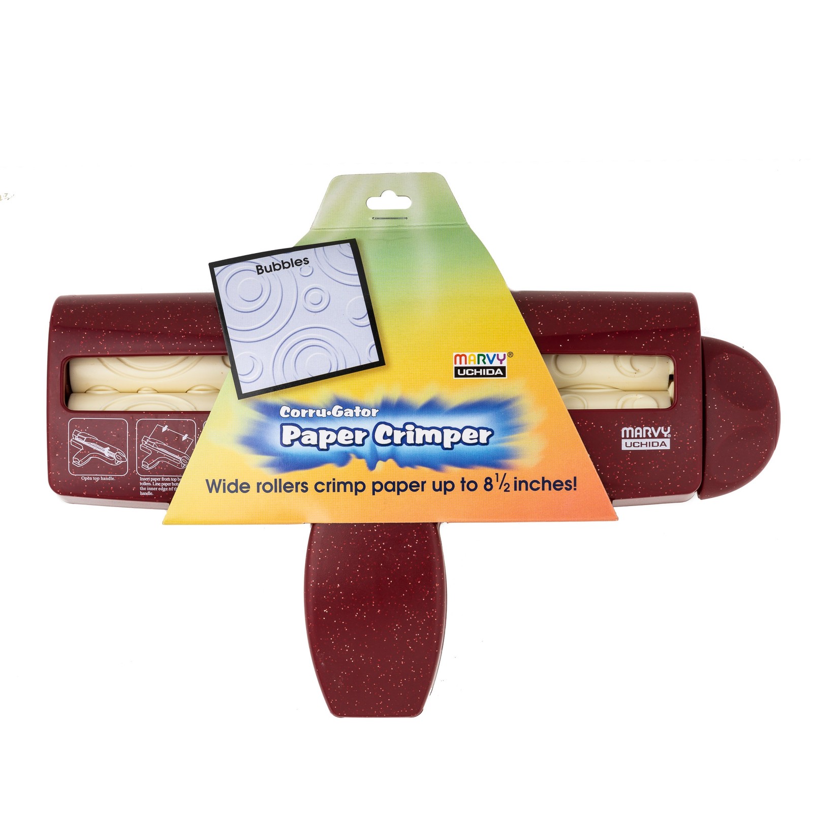 Corru-Gator Paper Crimper 8.5"-Bubbles
