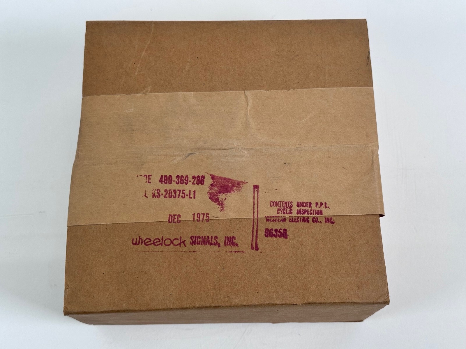 NOS SEALED WHEELOCK SIGNALS KS-20375-L1 OUTDOOR LOUD RINGING BELL