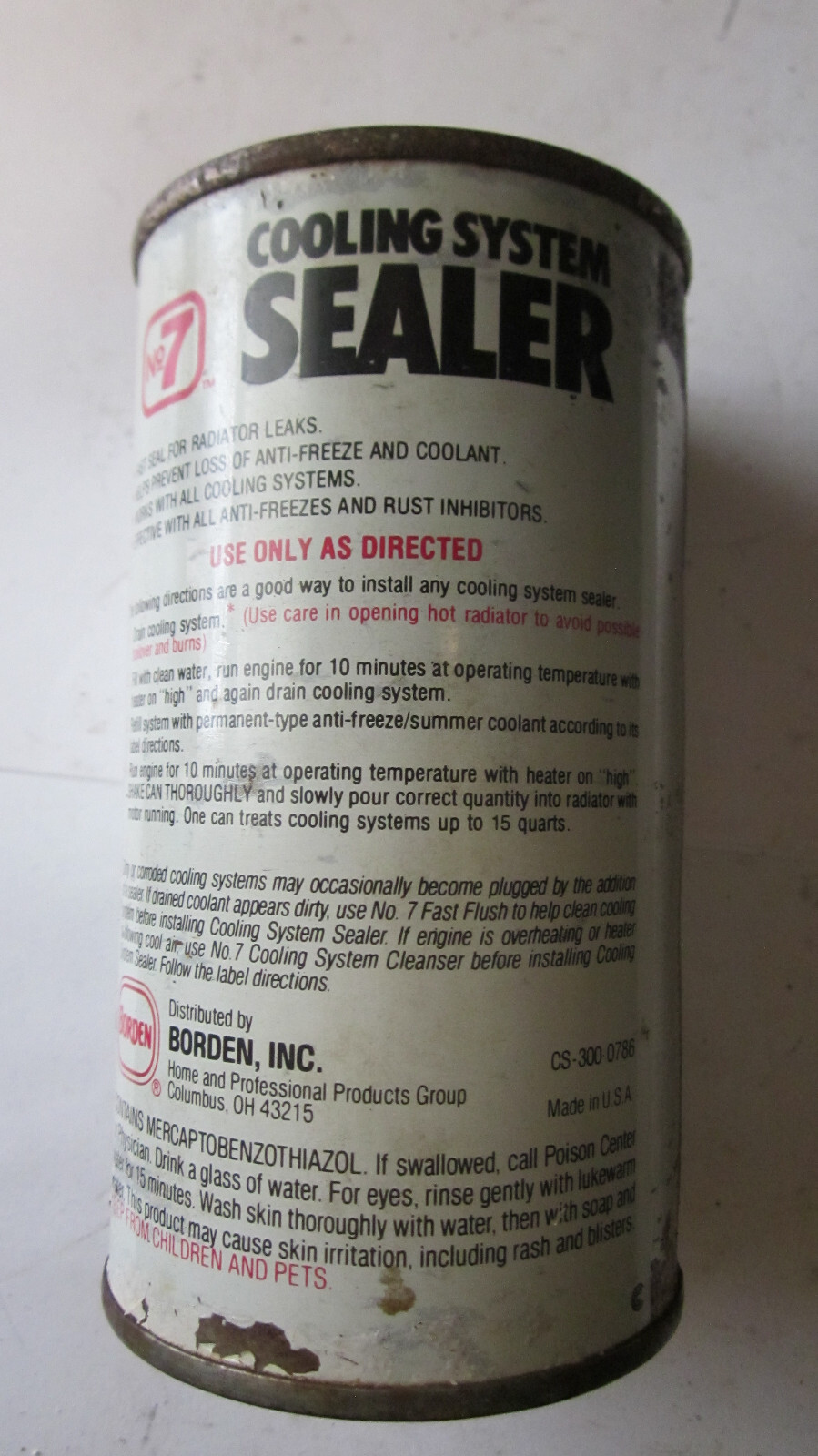 NO. 7 COOLING SYSTEM SEALER 11 oz CAN-UNOPENED