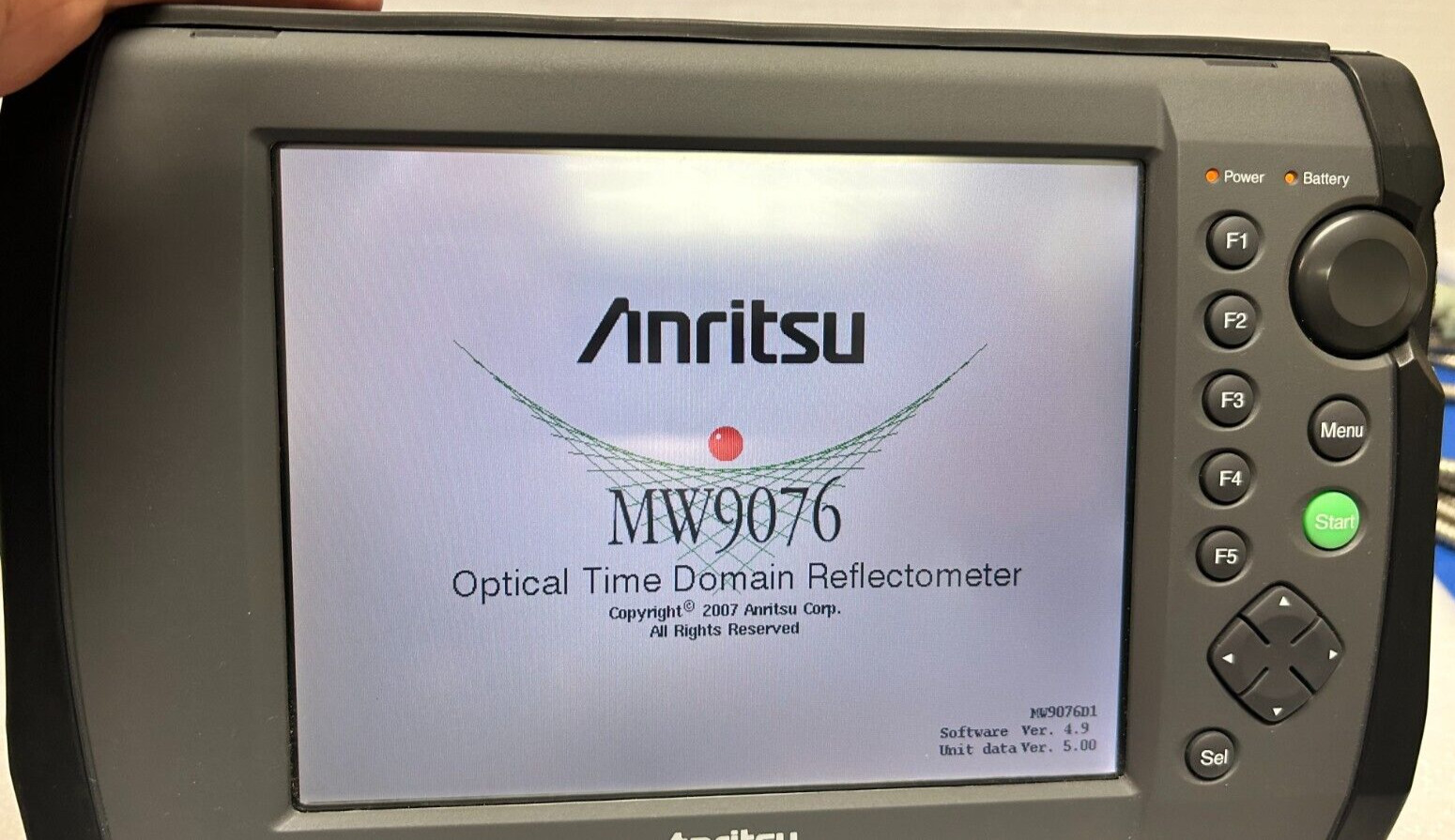 Anritsu MW9076D1, MU250000A OTDR Optical Time Domain Reflectometer