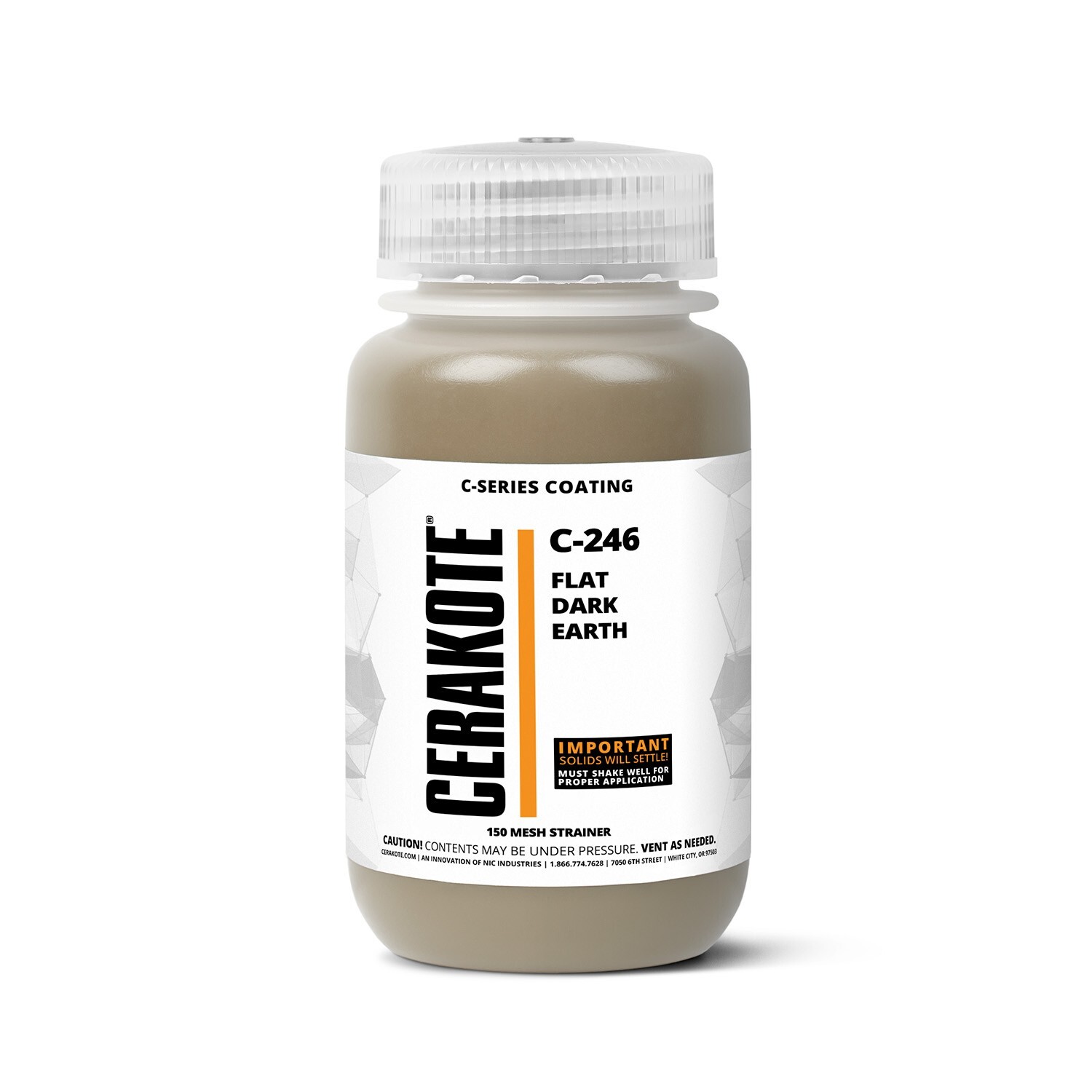 CERAKOTE® C-SERIES Air Cure Ceramic Coating C-246 Flat Dark Earth (4oz)