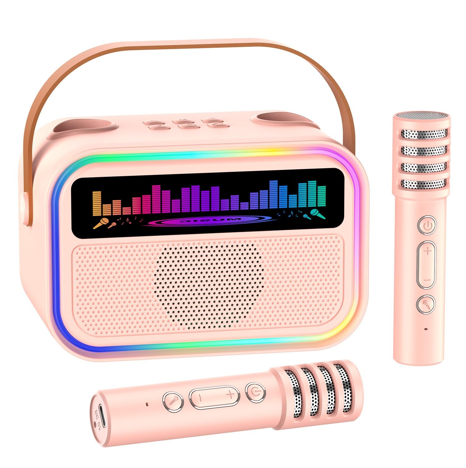 Kids Karaoke Machine for Girls, Kids Toys Gifts for Age 3-12+, Portable Bluet...