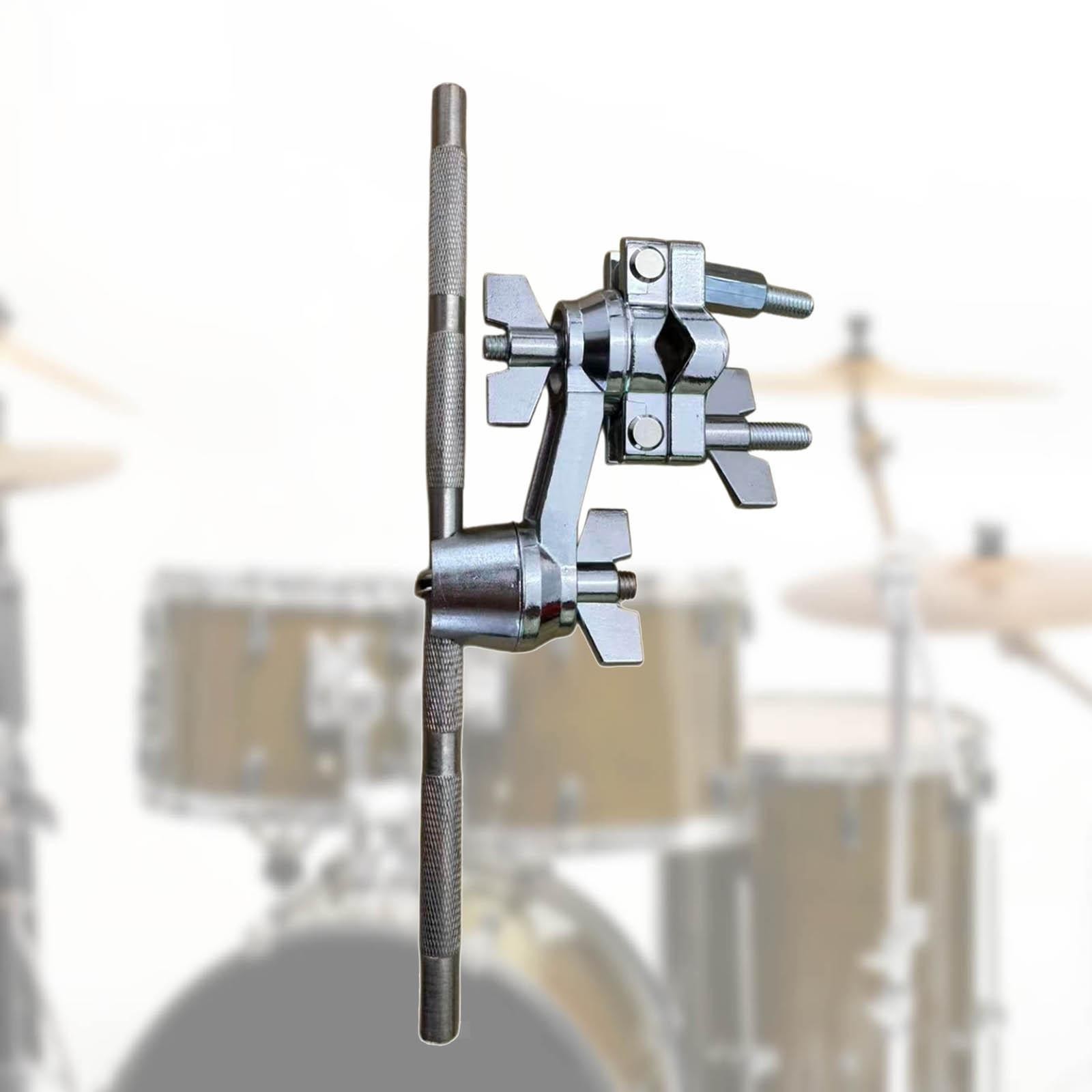 Drum Clamp with Connecting Rod Hardware Compact Mounting Bracket Cowbell