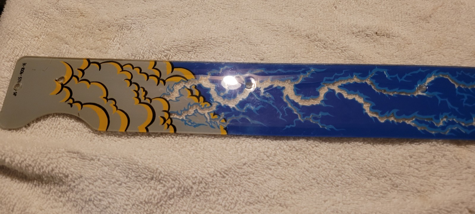 Williams Whirlwind Pinball Plastic Back Panel