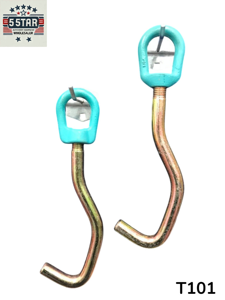 MO Clamp style 3220 Round Nose Sheet Metal L Hook PAIR Auto Body Frame Tools
