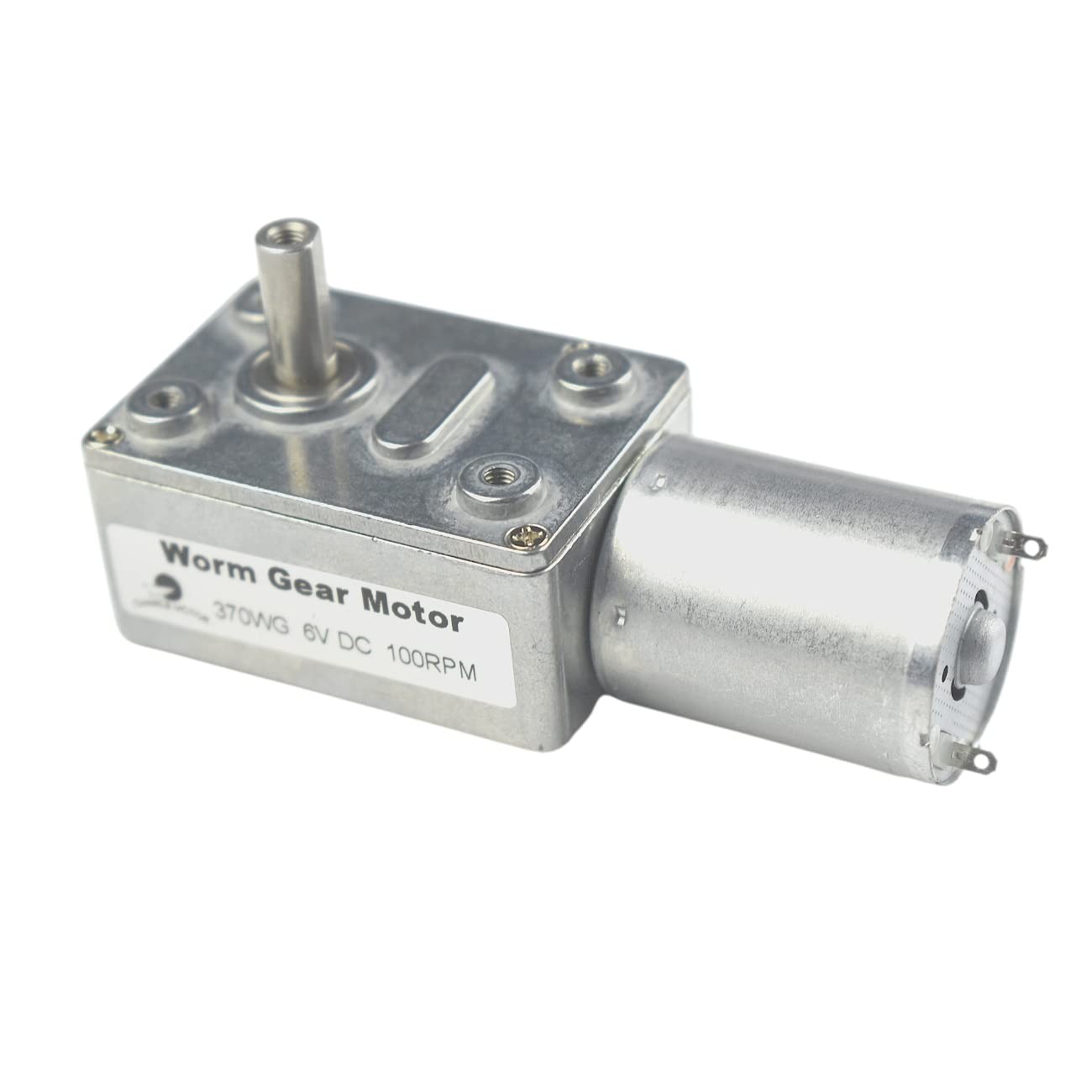 6V DC 100RPM Worm Gear Drive Motor 370WG for Range Hood Smart Equipment