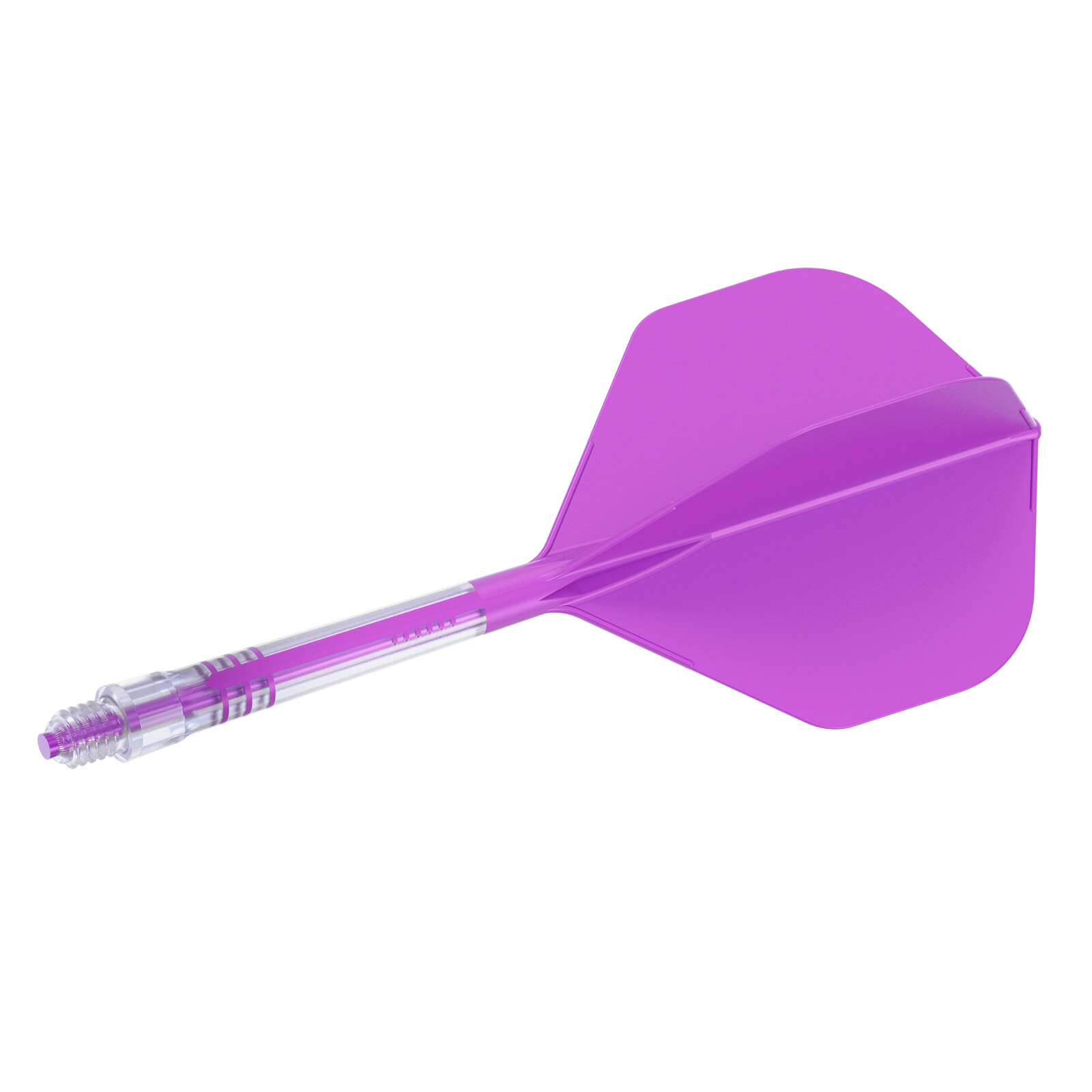 CUESOUL T19 Carbon Integrated Dart Shaft and Flight Big Standard Shape-Purple