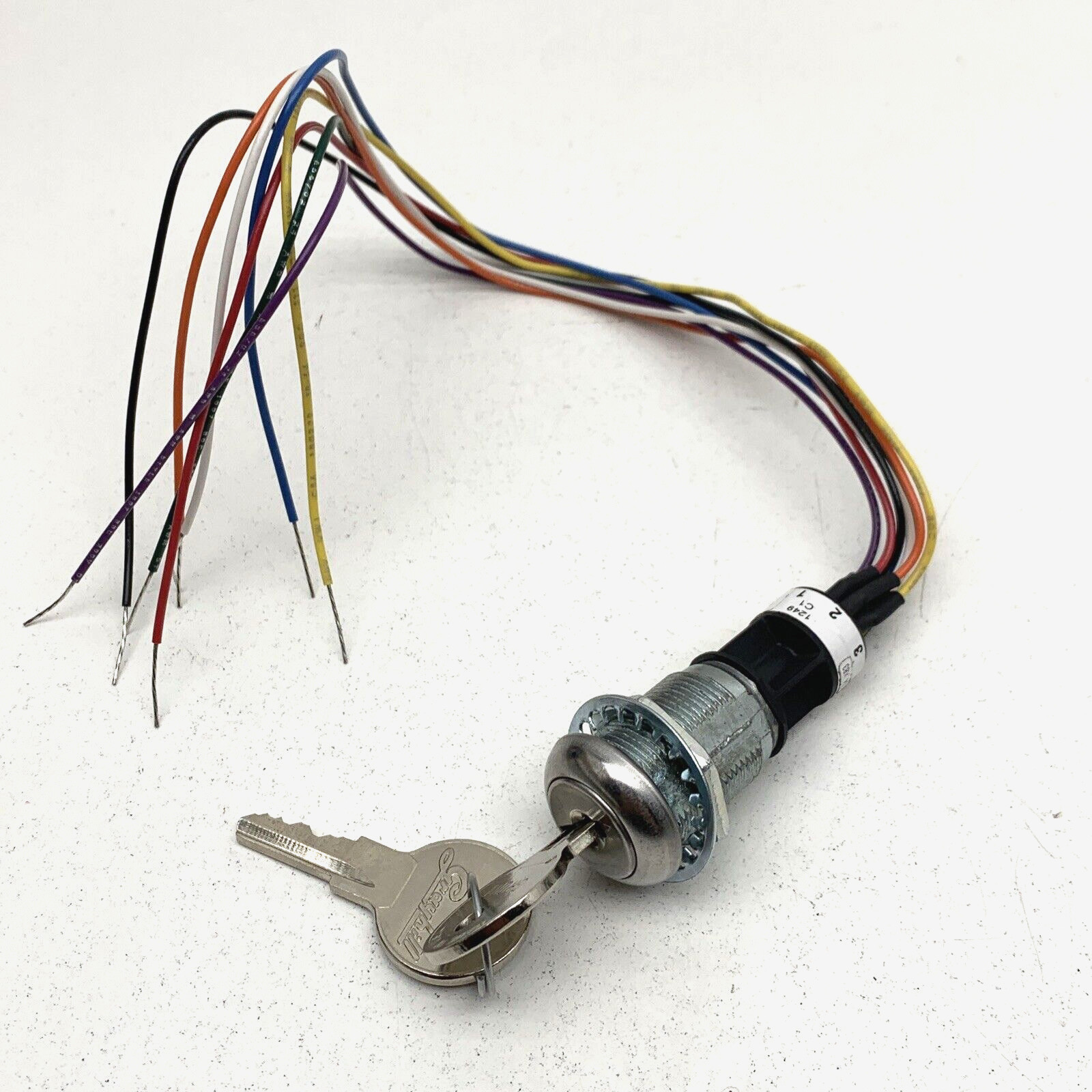 Grayhill 58YY500047 GR001 Key Switch 3-Position Double Pole 115/220V, 200mA Max