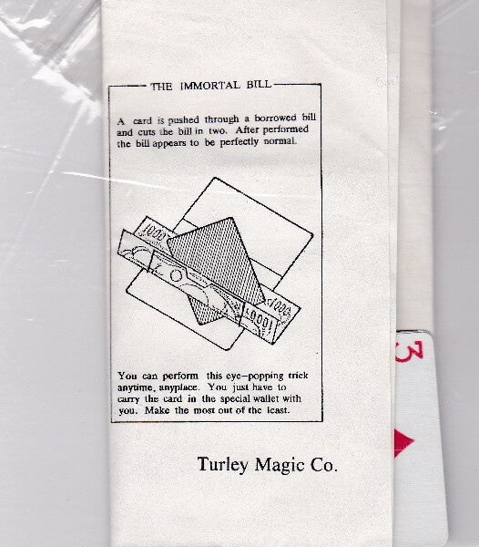 IMMORTAL BILL - TURLEY MAGIC - BILL PENTRATION - MONEY MAGIC TRICK