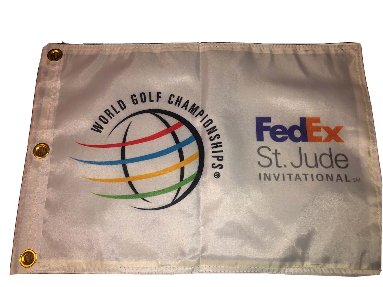 PGA TOUR WGC WORLD GOLF CHAMPIONSHIP FEDEX ST JUDE PIN FLAG W GROMMETS FREE SHIP