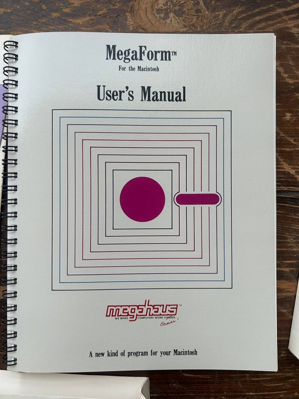 MegaForm for Macintosh Vintage Software Complete Box Manuals Disks