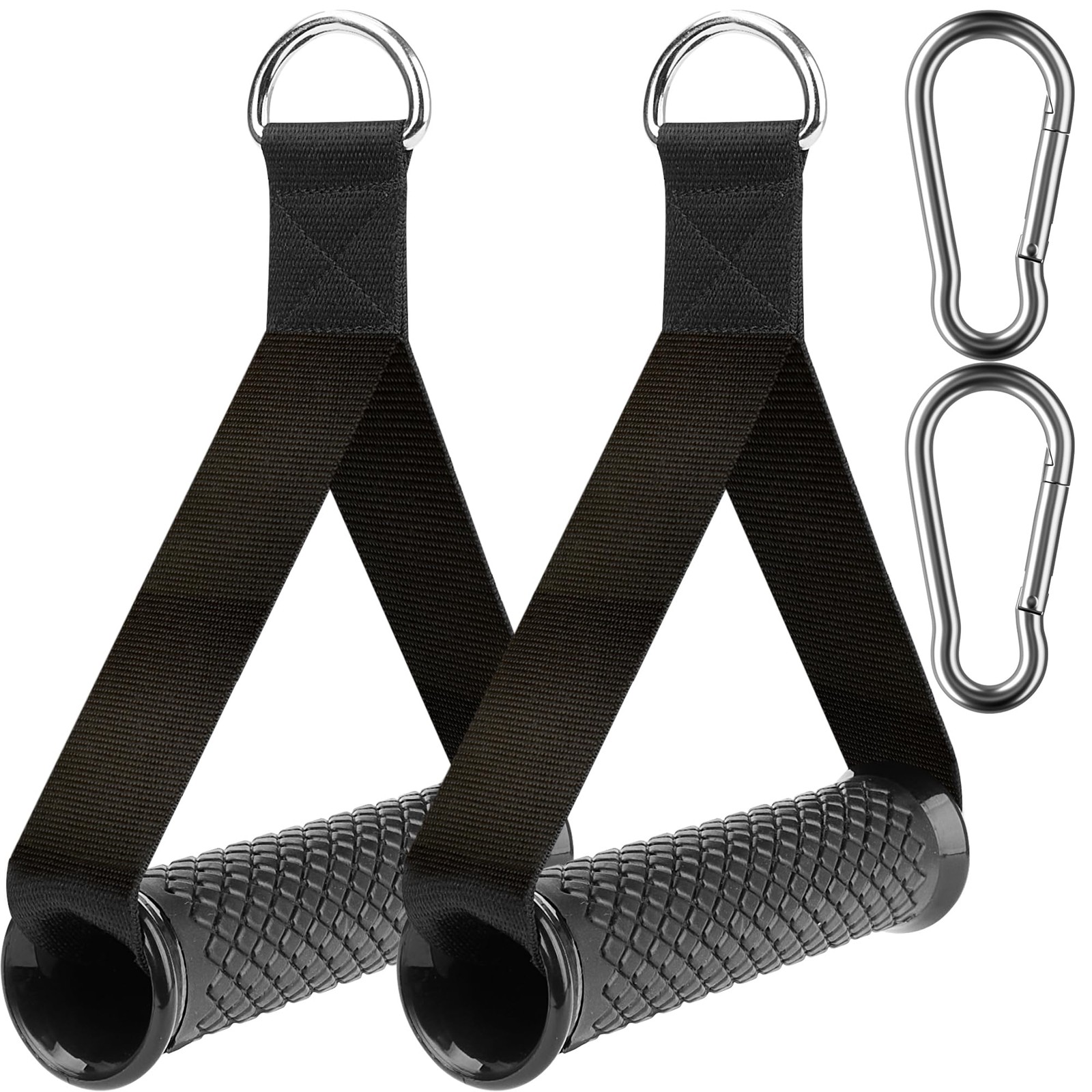 Ultra Heavy Duty Exercise Handles, Cable Handles Gym Equipment Attachment, Do...