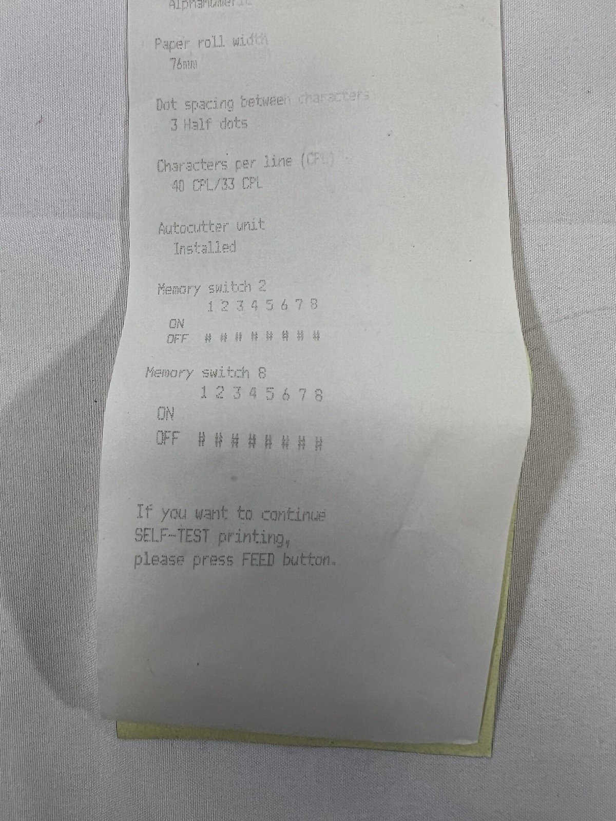 Epson TM-U220B M188B Ethernet Dot Matrix Printer (WORKS)