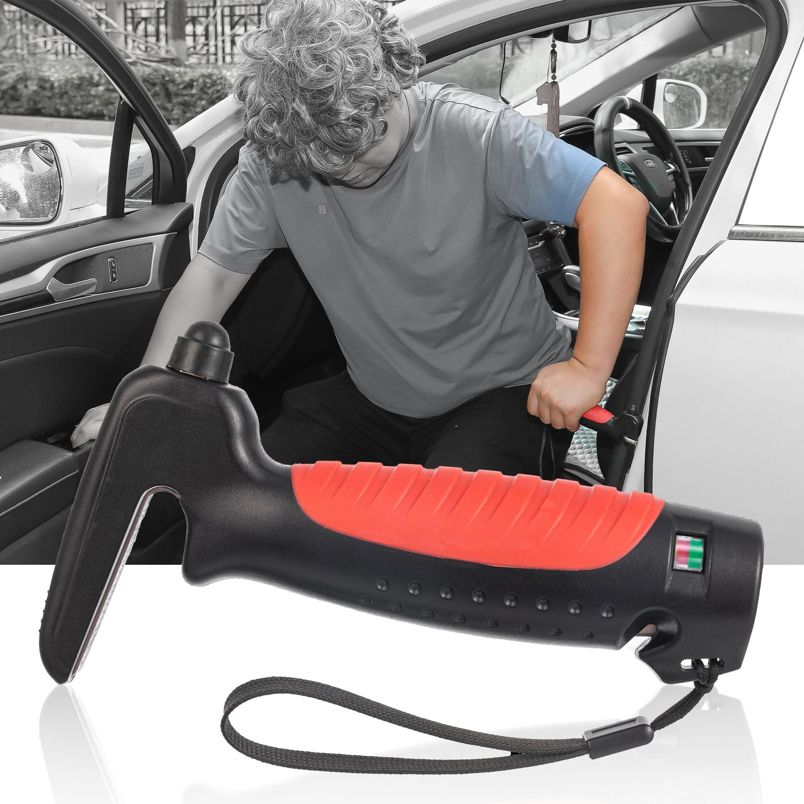 4 in 1 Car Handle Assist for Elderly Auto Cane Portable Vehicle Support