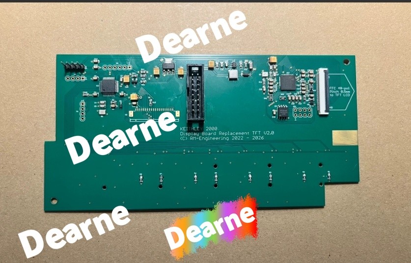 Customized for keithley 2000, 2010, 2015 THD, 2016 Multimeter display +PCB board