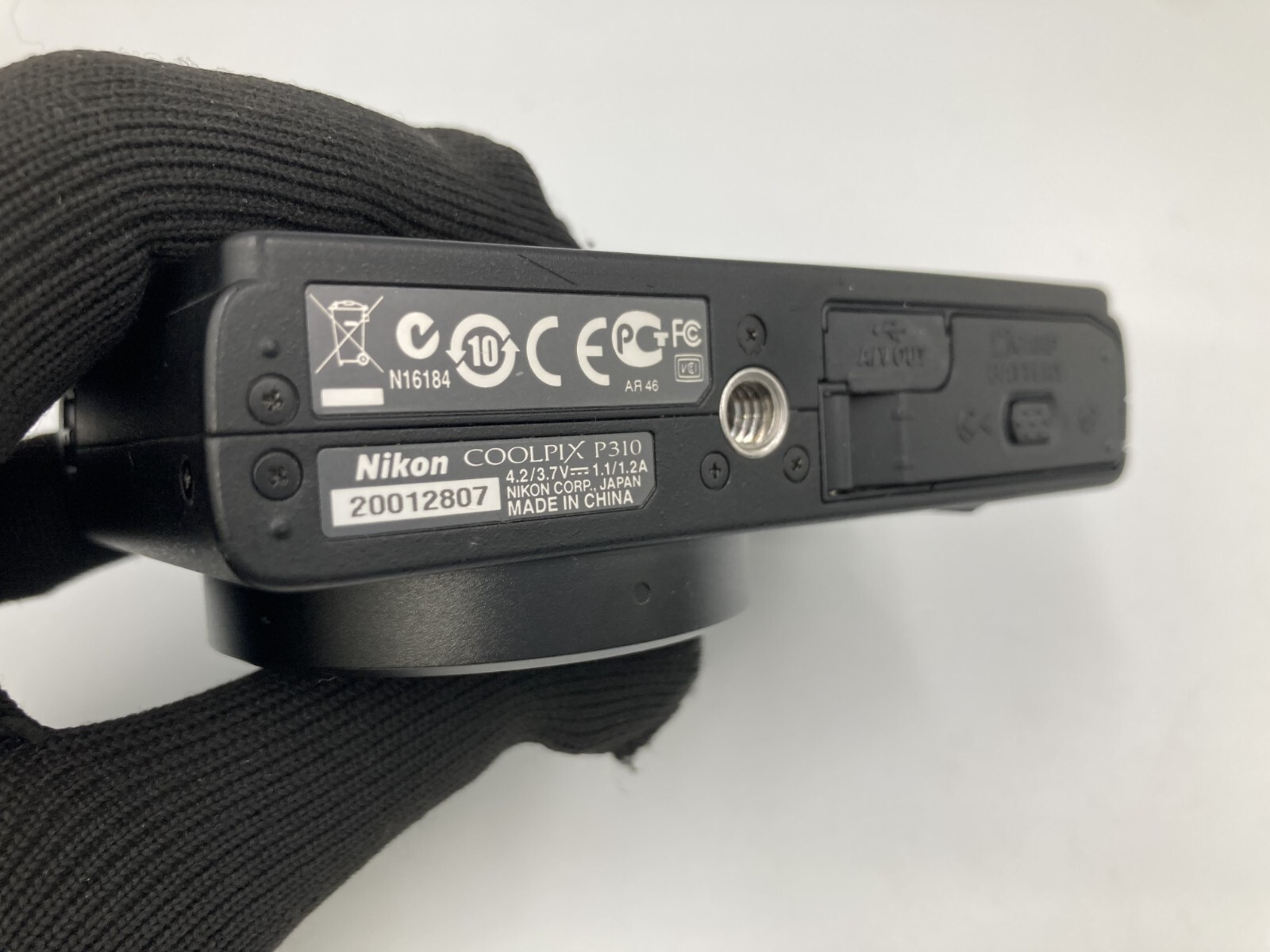 Excellent Nikon Coolpix P310 black Compact Digital Camera 16.1MP 0388