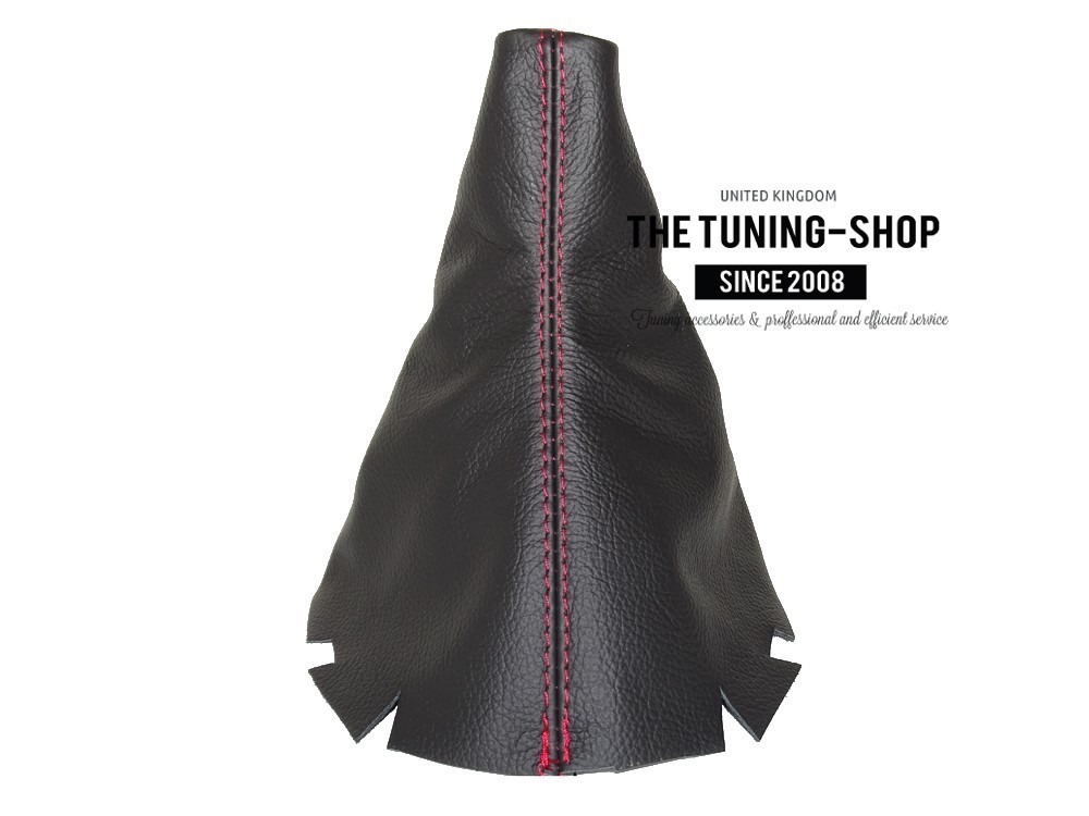 Shift Boot For Volkswagen Eos 2006-2015 Leather Red Stitching