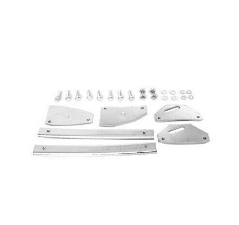 67 68 Chevy Impala Caprice Rear Fender Skirt Mounting Bracket Clips Hardware Set