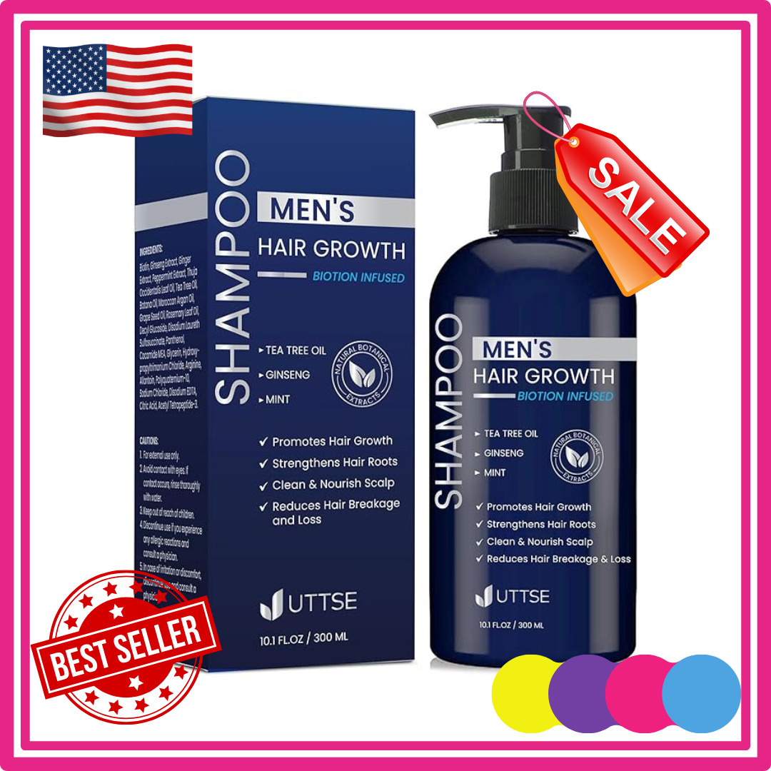 Biotion Hair Growth Shampoo for Men: Natural Thickening with Tea...